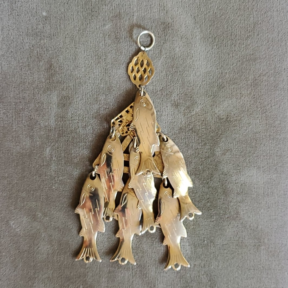 Gold Fish Pendant